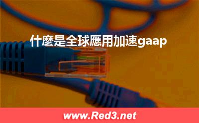 什麼是全球應用加速gaap