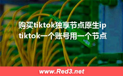 tiktok:购买tiktok独享节点原生ip,tiktok一个账号用一个节点 tiktok,tiktok独享节点