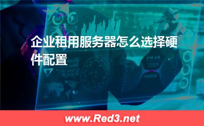 服务器:企业租用服务器怎么选择硬件配置? 服务器