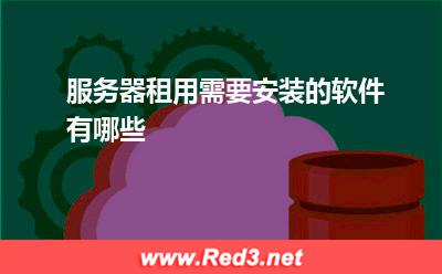 服务器:服务器租用需要安装的软件有哪些