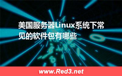 美国服务器Linux系统下常见的软件包有哪些