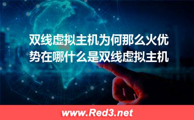 双线虚拟主机:双线虚拟主机为何那么火