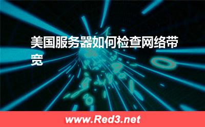 美国服务器:美国服务器如何检查网络带宽